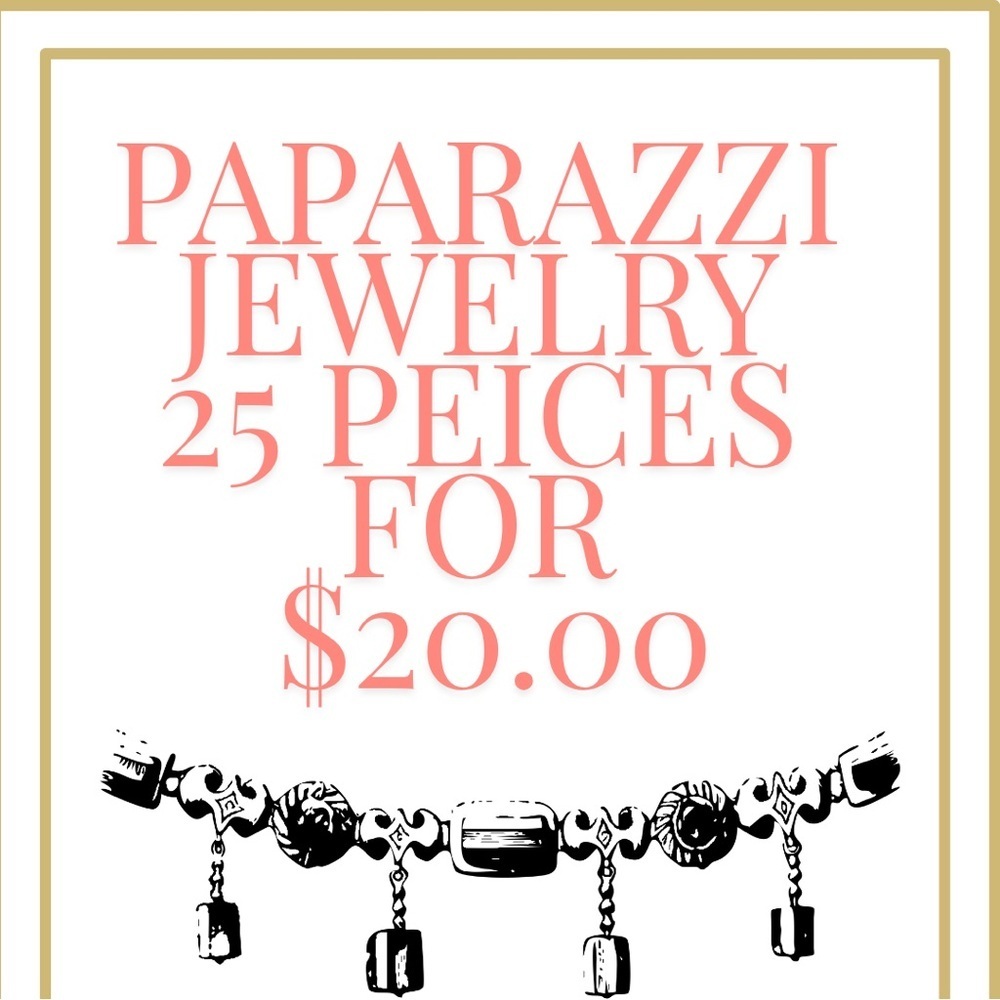 25 assorted paparazzi jewelry